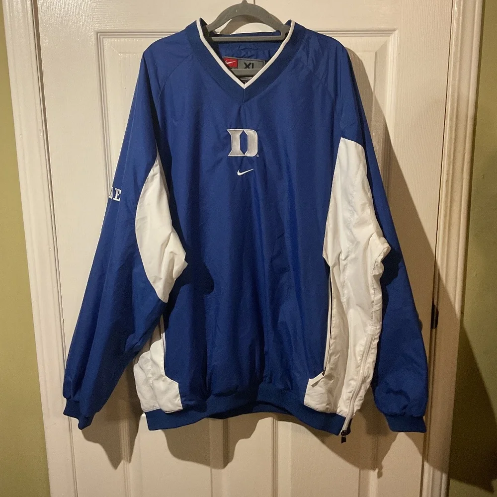 🔥🔥Vintage IMMACULATE Duke Blue Devils Nike Pullover Windbreaker🔥🔥 - Picture 1 of 10